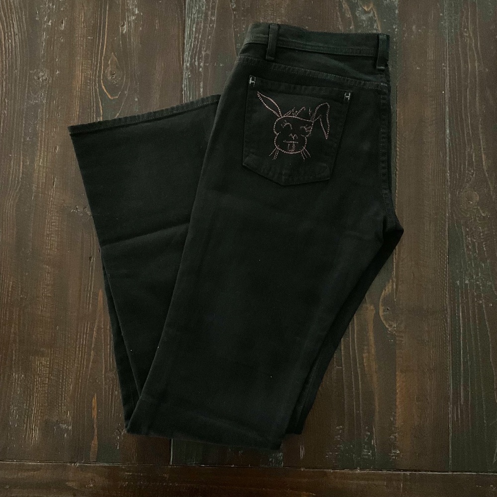 RARE Citizens of Humanity Skull Bunny Jeans - Black - LIMITED EDITION